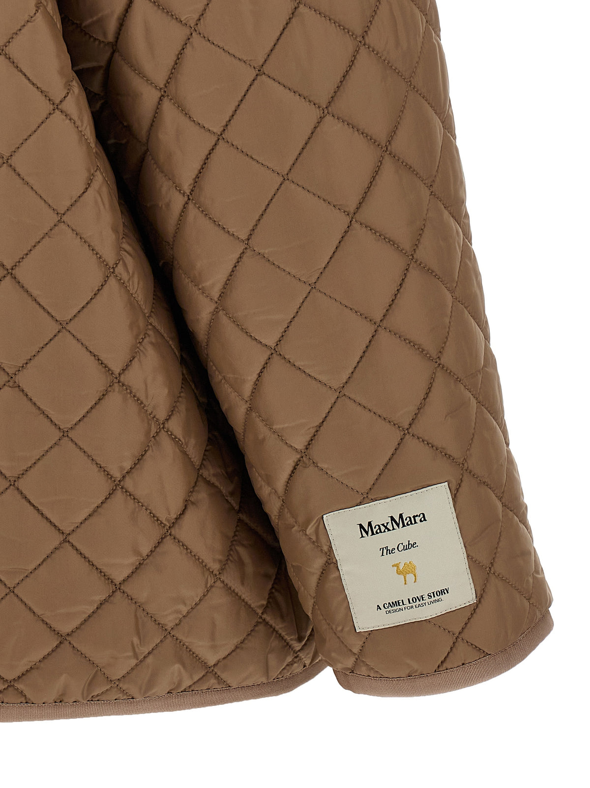Max Mara Beige Polyester Shell Jacke