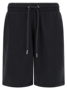 Off-White Schwarze Baumwoll-Bermudashorts