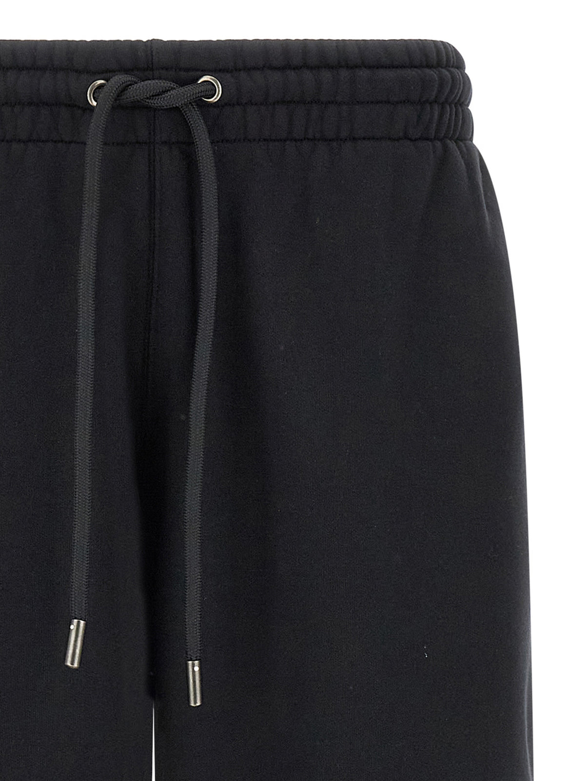 Off-White Schwarze Baumwoll-Bermudashorts