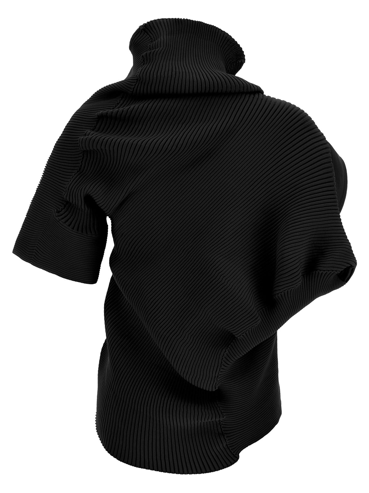 Issey Miyake Schwarze Bluse aus Polyester