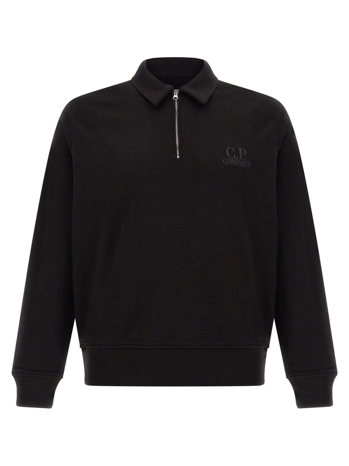 C.P. Company Schwarzer Baumwoll-Sweatshirt
