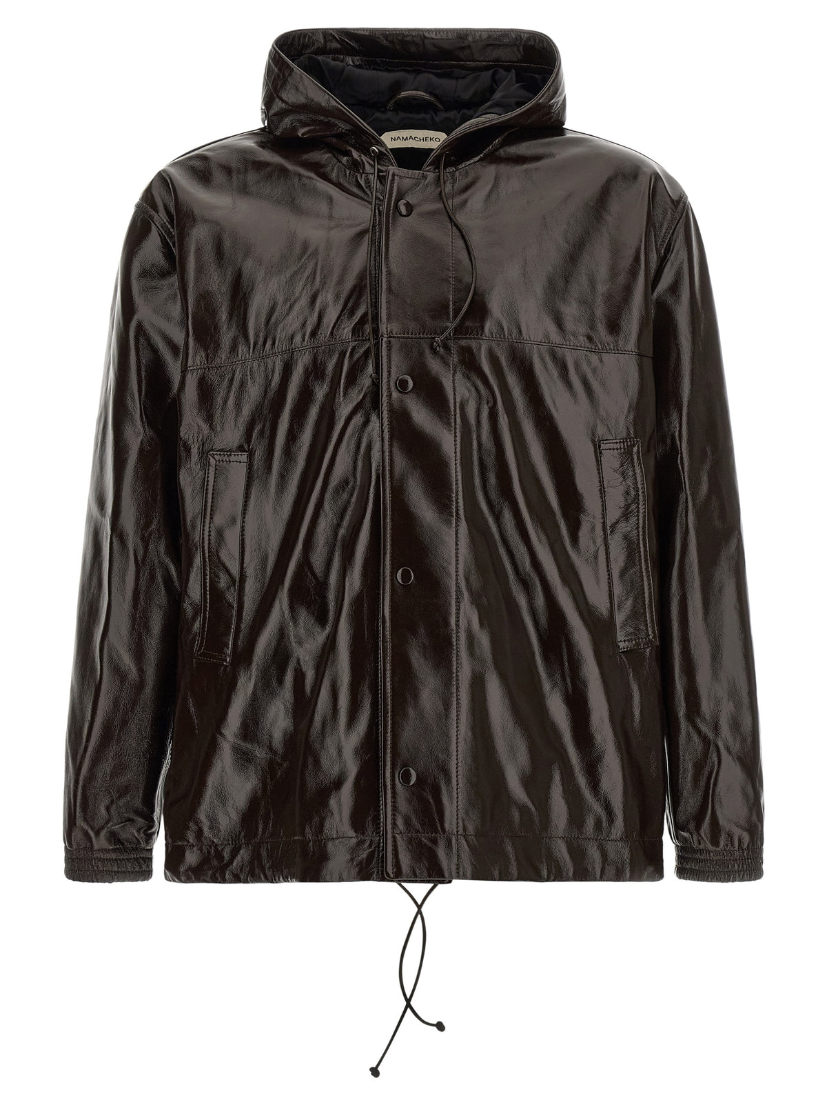 Namacheko Braune Lammlederjacke