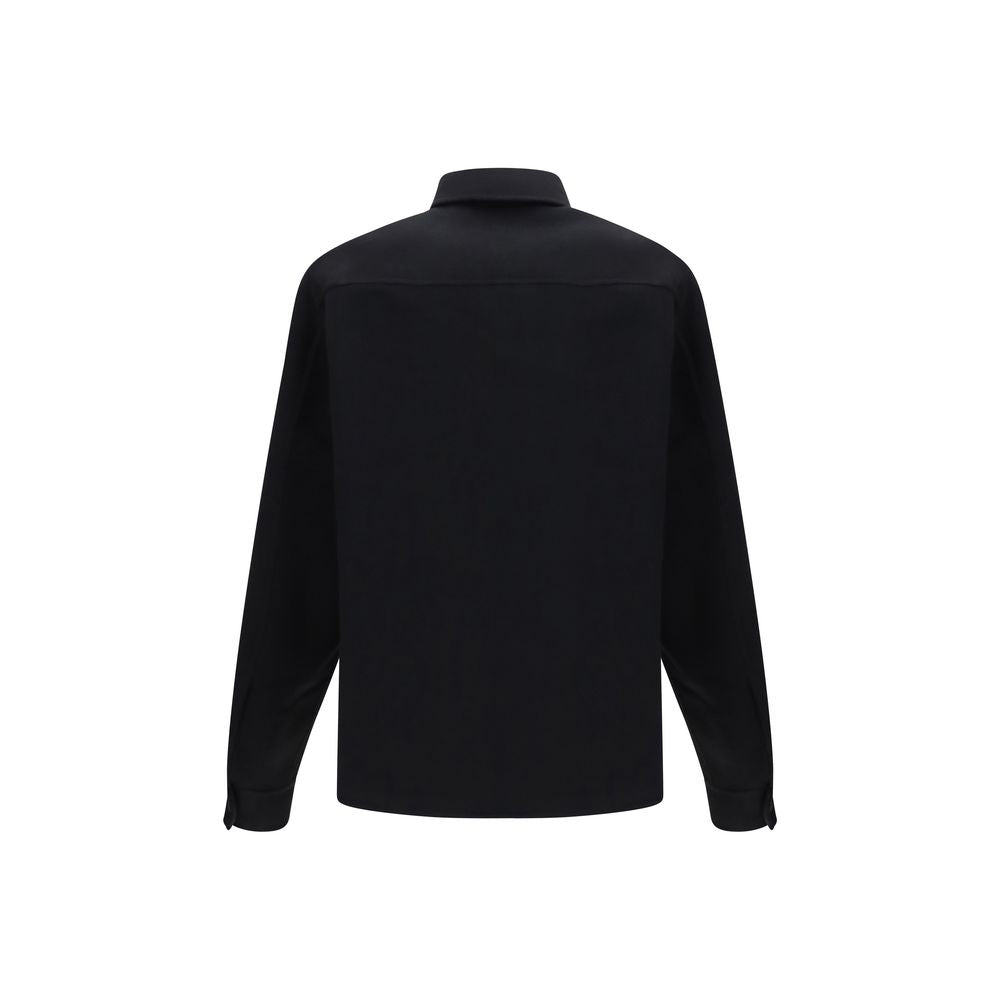 Fendi Schwarze Oversize-Jacke aus Wolle Oves Aries