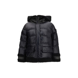 Peuterey Schwarze Polyamid-Shell-Jacke