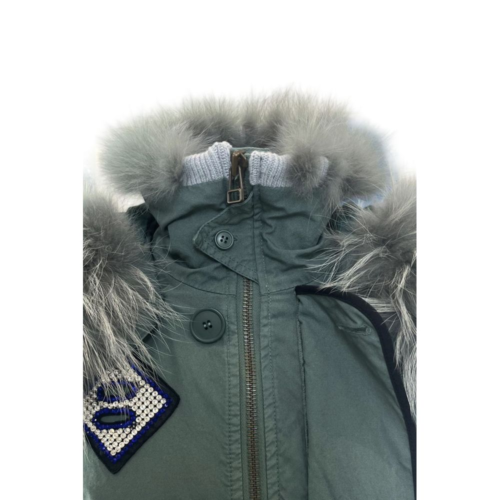 Mr&Mrs Italy Grüne Baumwolljacke für Damen