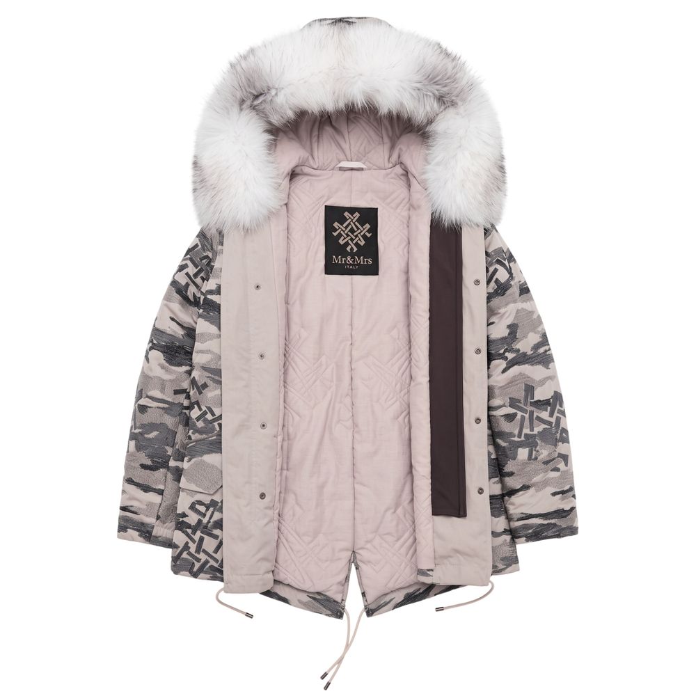 Mr&Mrs Italy Grüne Damenjacke aus Polyester