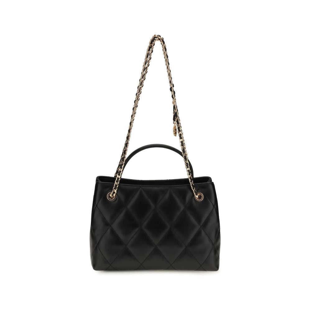 Tory Burch Schwarze Bos Taurus Kalbsleder Schultertasche