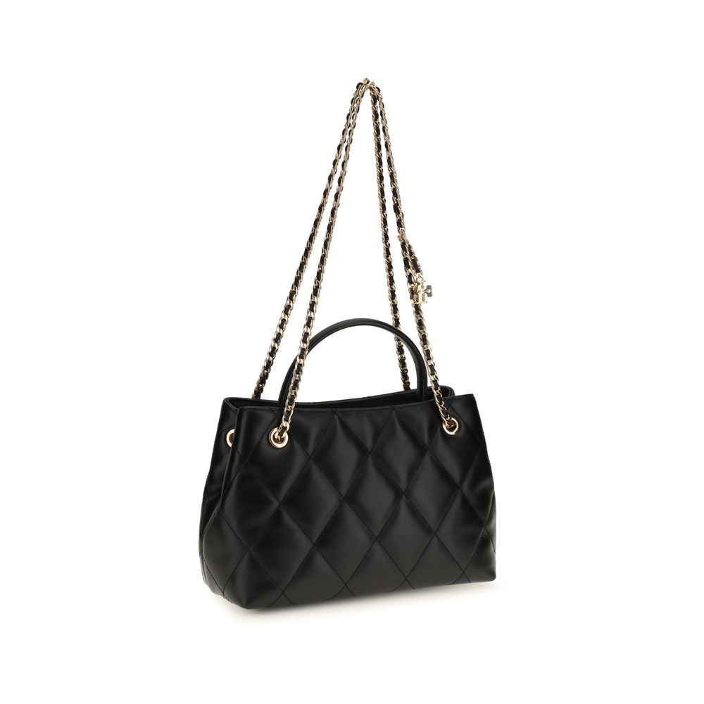 Tory Burch Schwarze Bos Taurus Kalbsleder Schultertasche