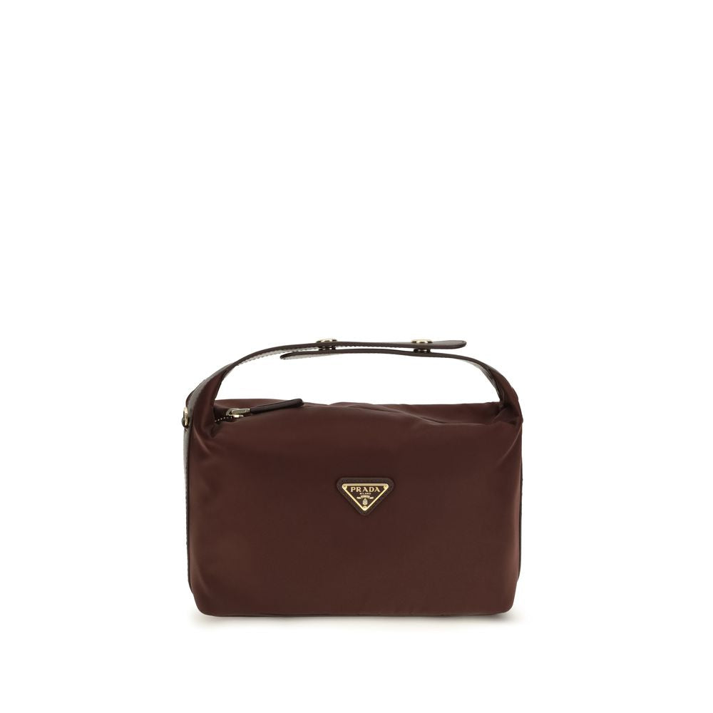 Prada Bordeaux Handtasche aus recyceltem Polyamid