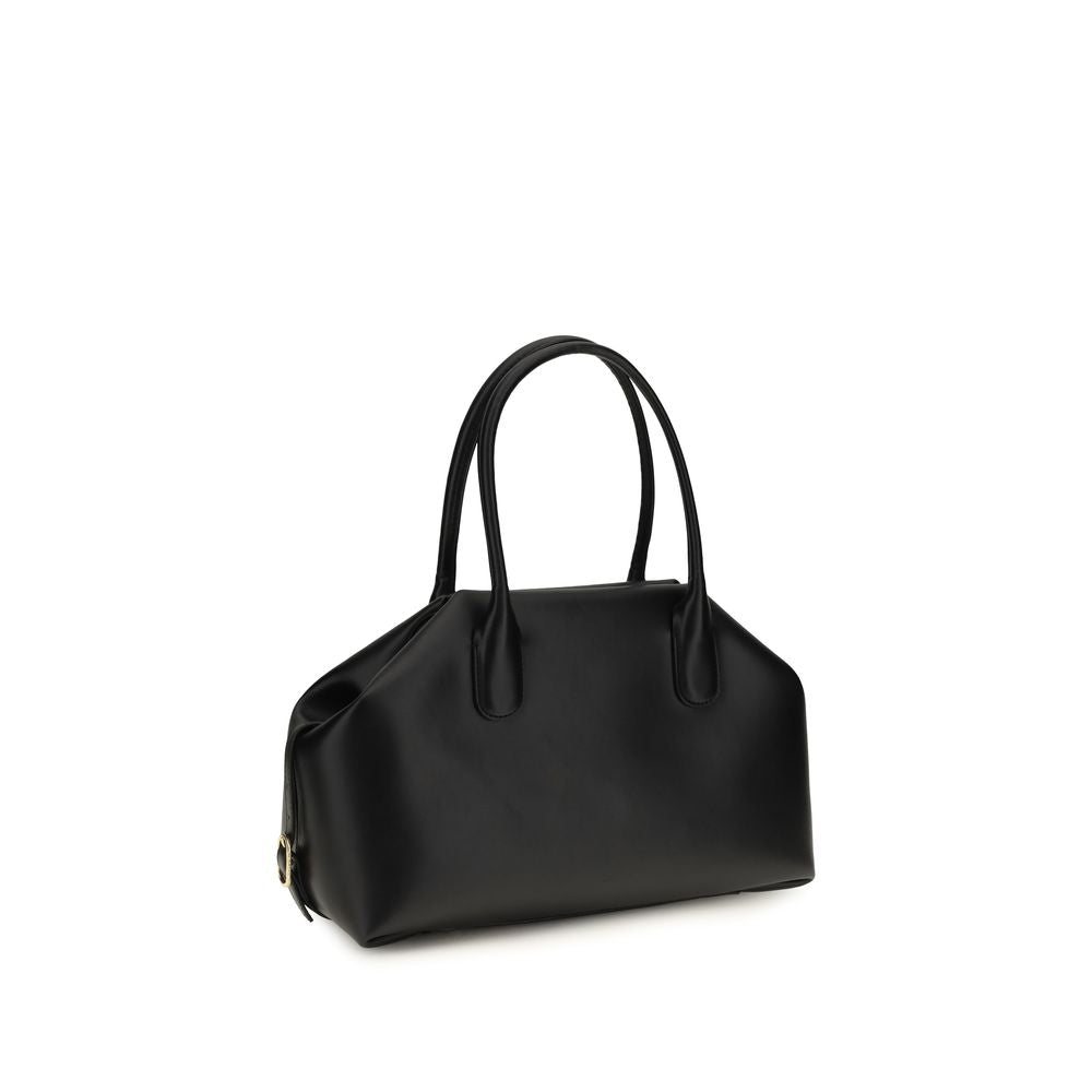 THEMOIRè Schwarze Handtasche aus veganem Leder