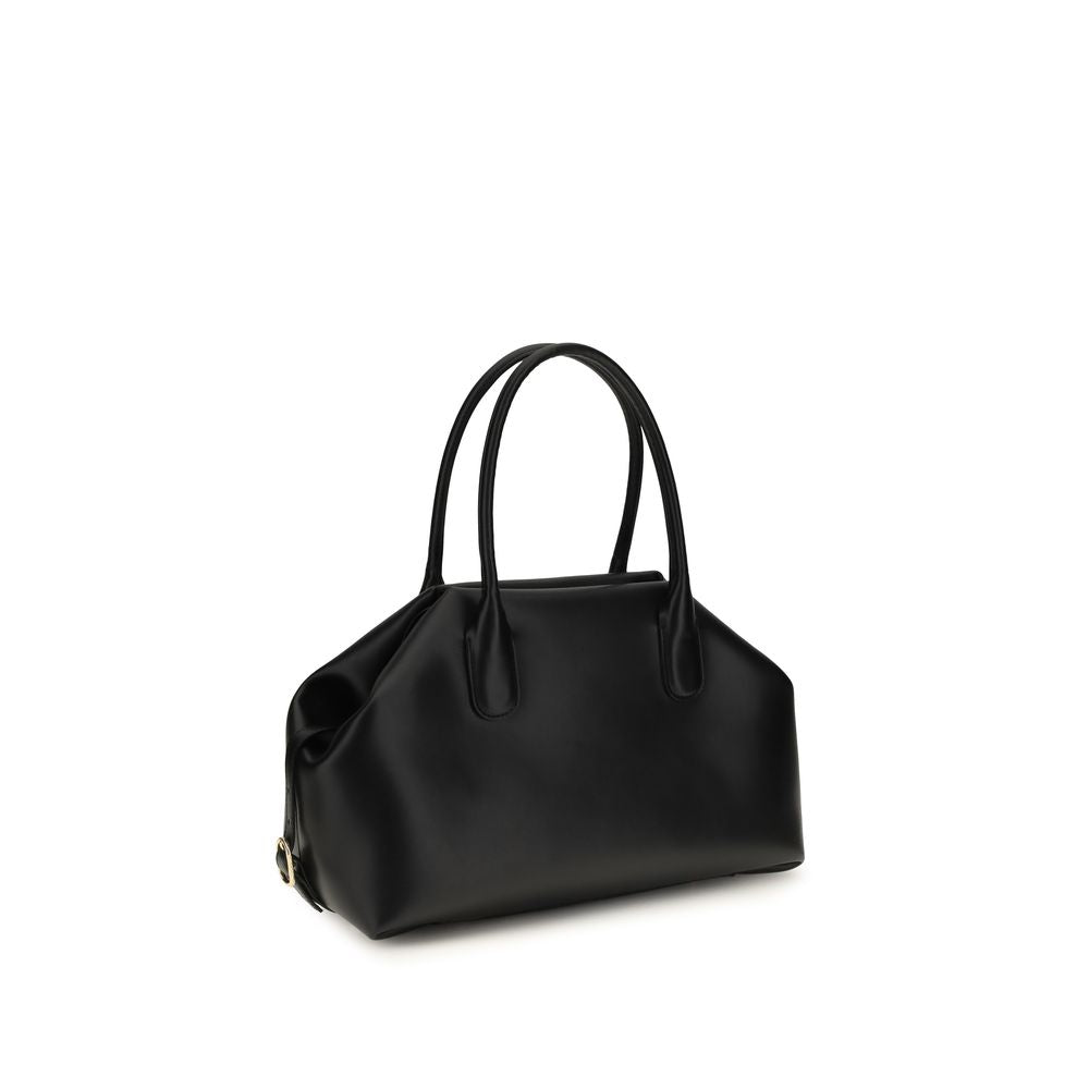 THEMOIRè Schwarze Handtasche aus veganem Leder