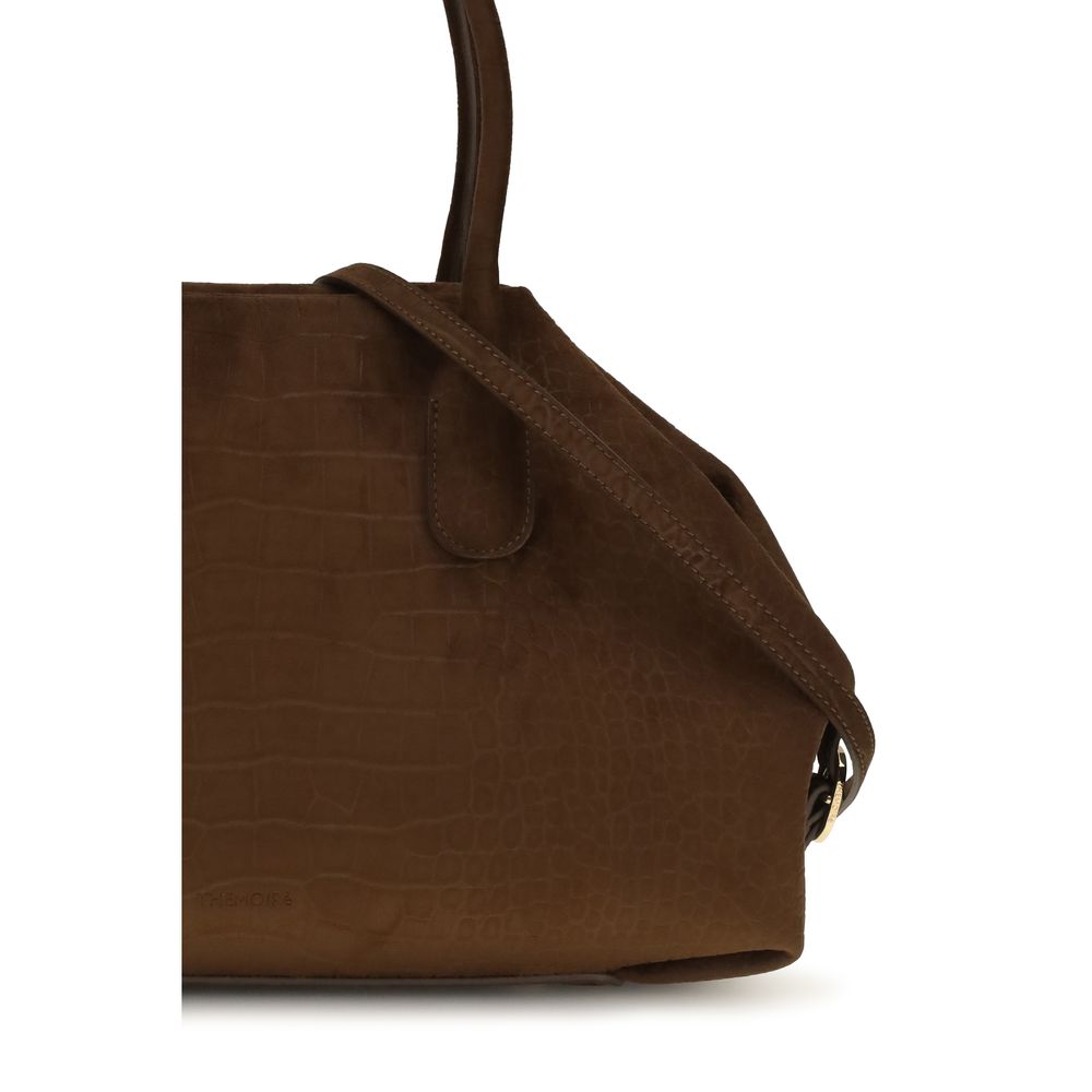 THEMOIRè Braune Wildleder-Handtasche