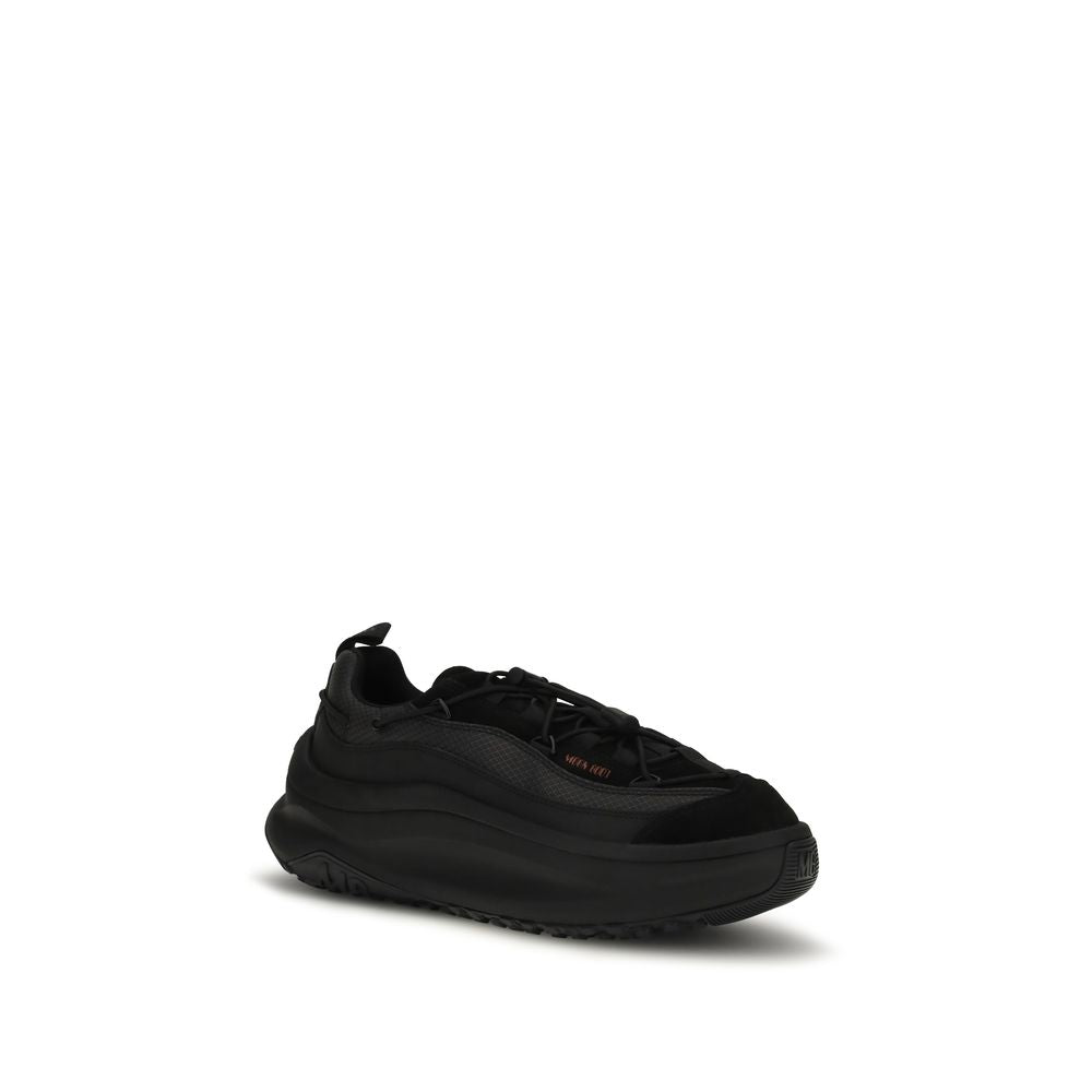 Moon Boot Schwarze Sneaker aus Polyester für sportliche Looks