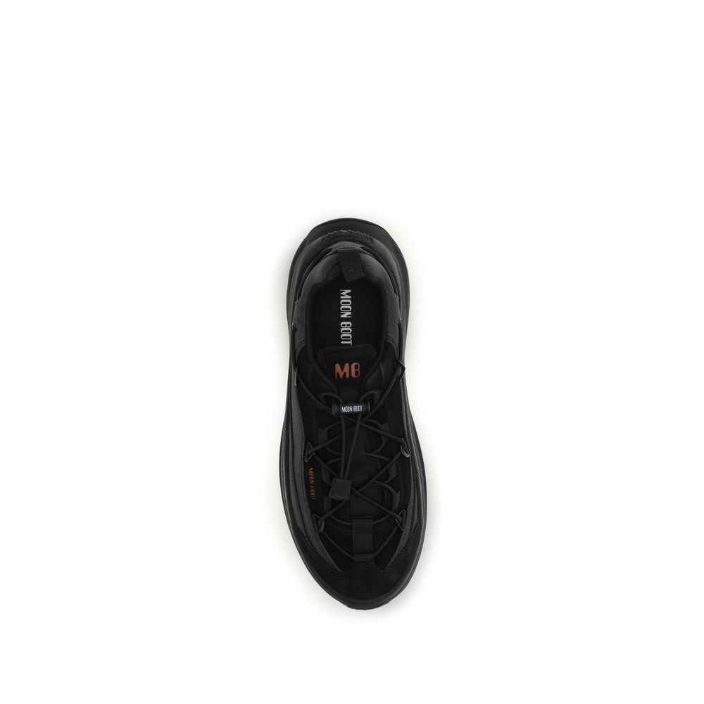 Moon Boot Schwarze Sneaker aus Polyester für sportliche Looks