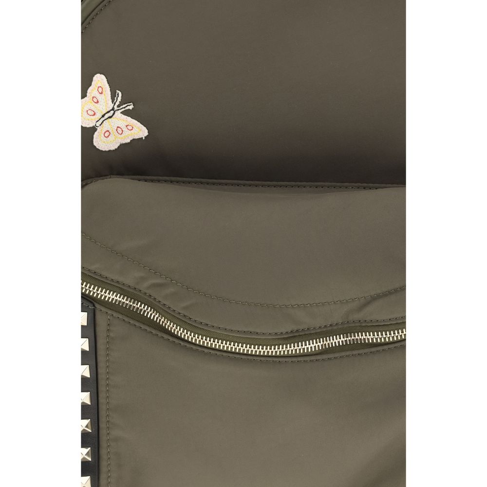 Valentino Garavani Zweifarbiger Rucksack aus Stoff