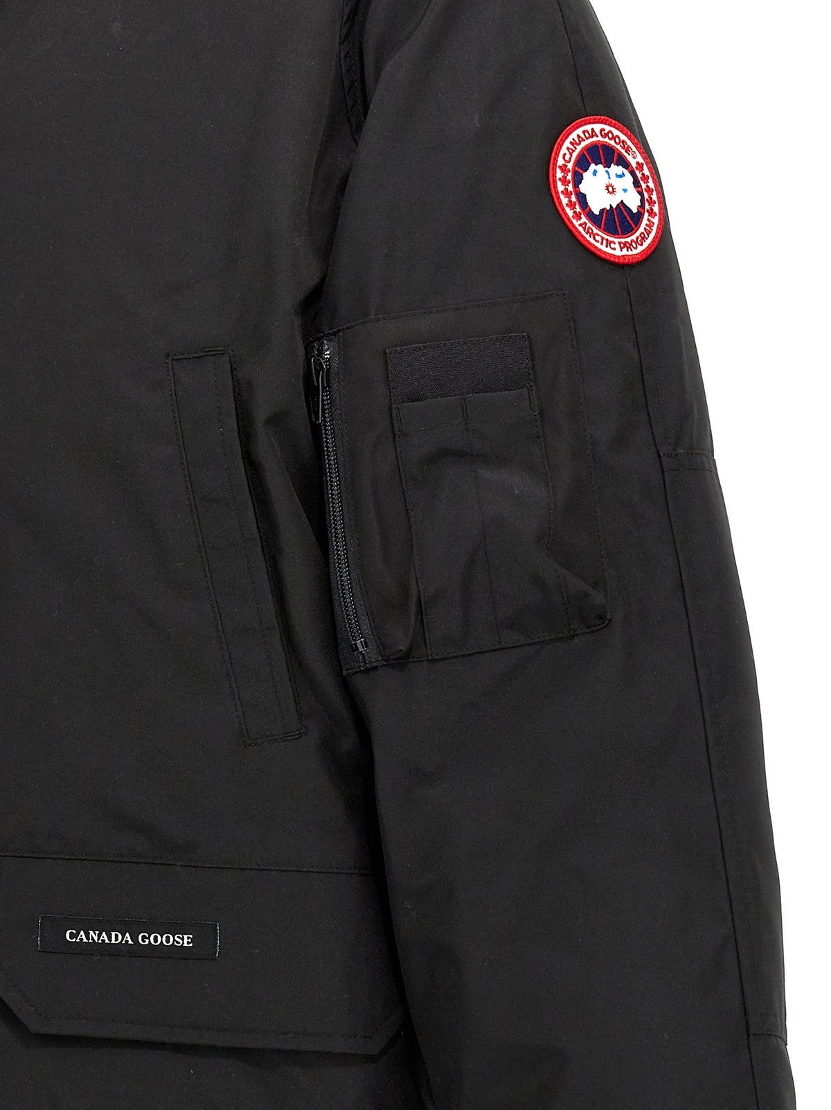 Canada Goose Schwarzer Bomber aus Polyester