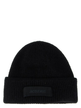 Jacquemus Schwarze Wollmütze