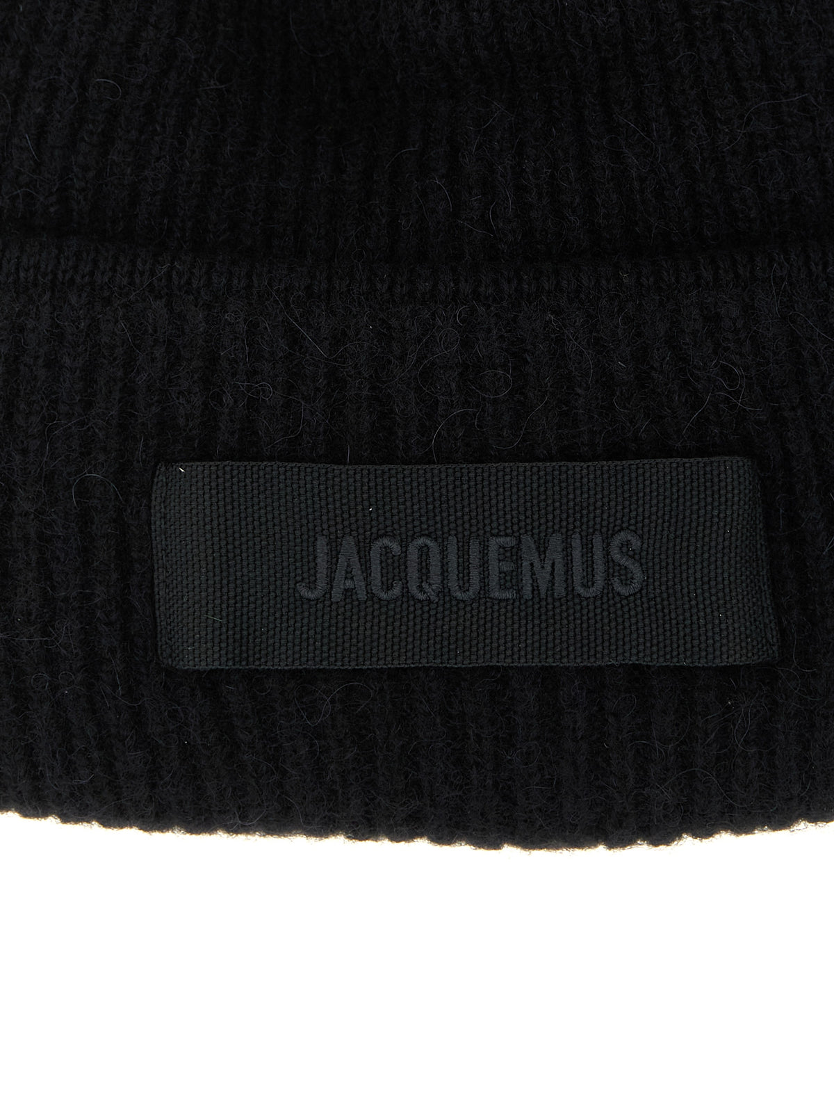 Jacquemus Schwarze Wollmütze