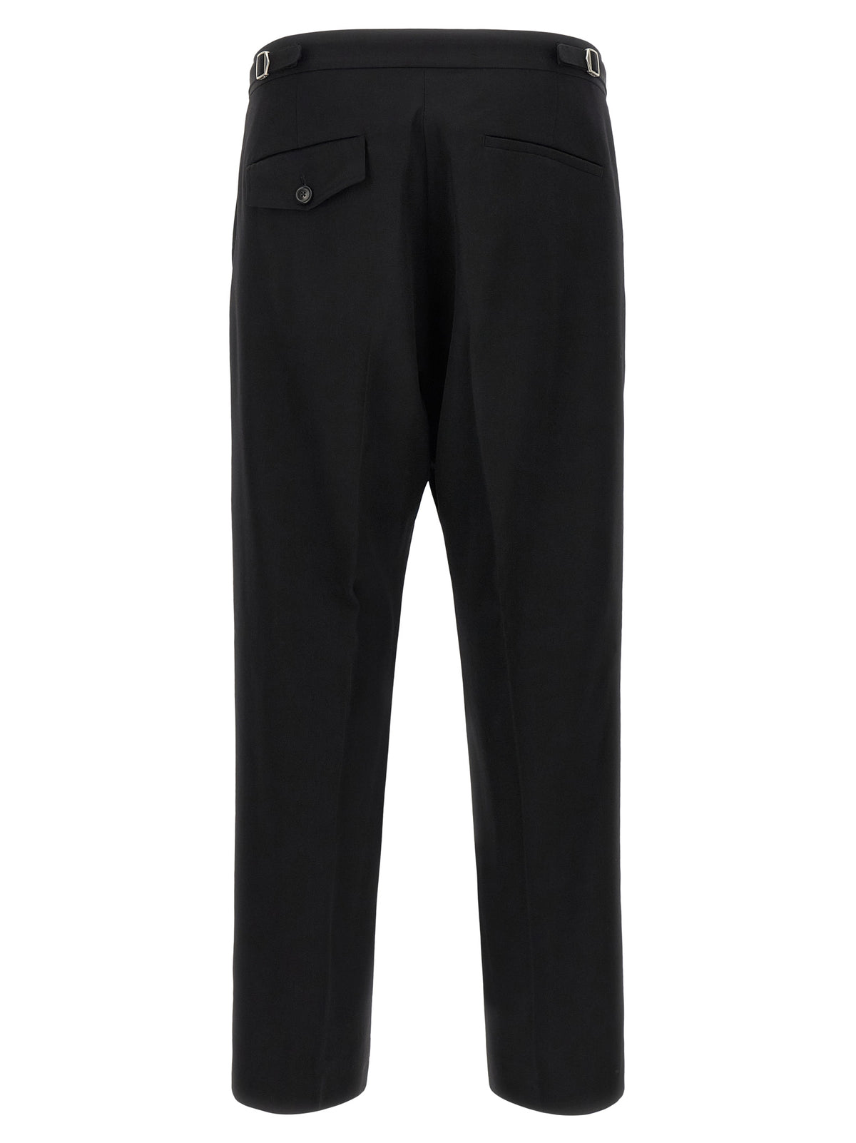 Namacheko Schwarze Hose aus reiner Schurwolle