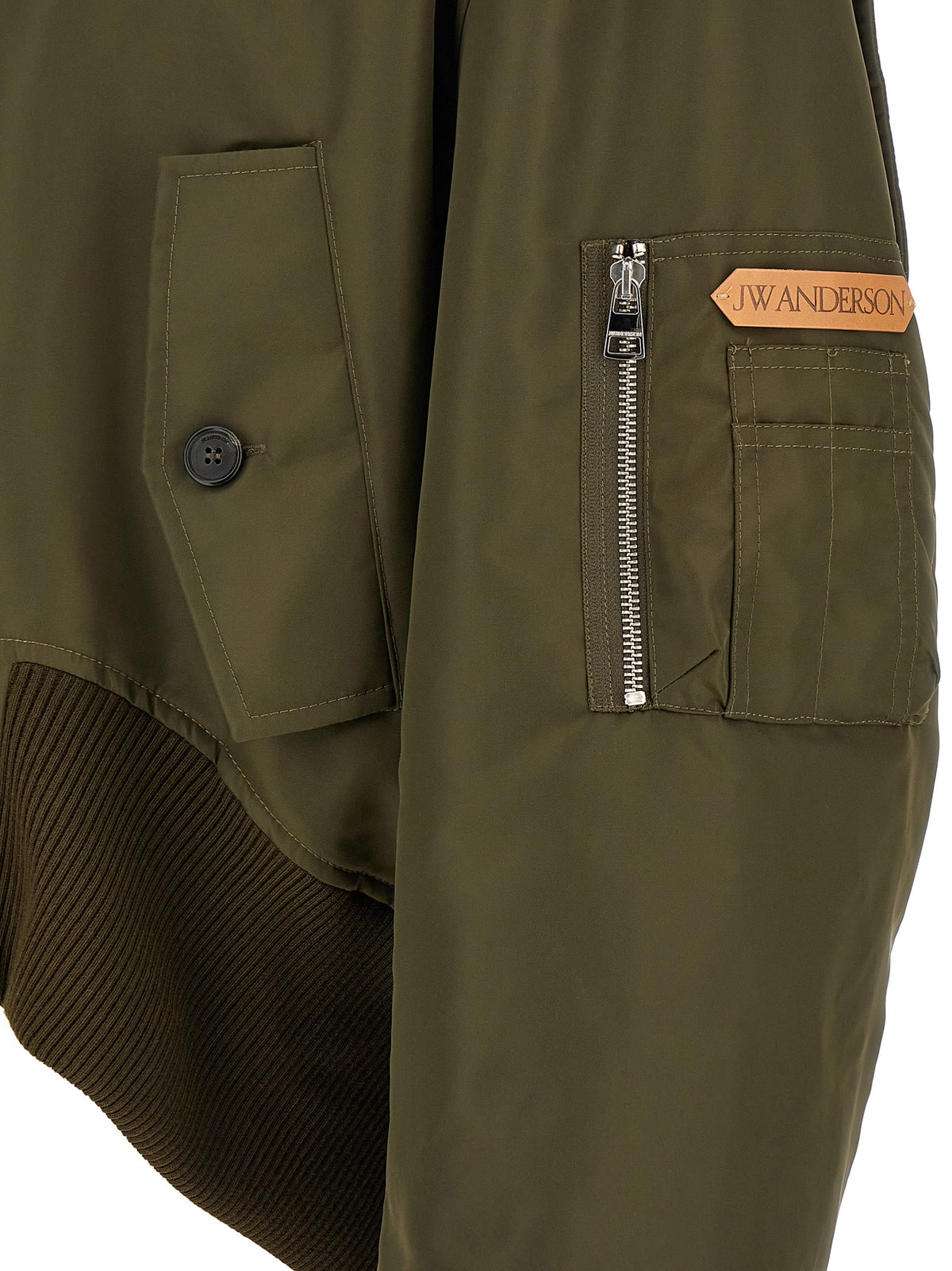 J.W.Anderson Zweifarbige Polyamid-Bomberjacke