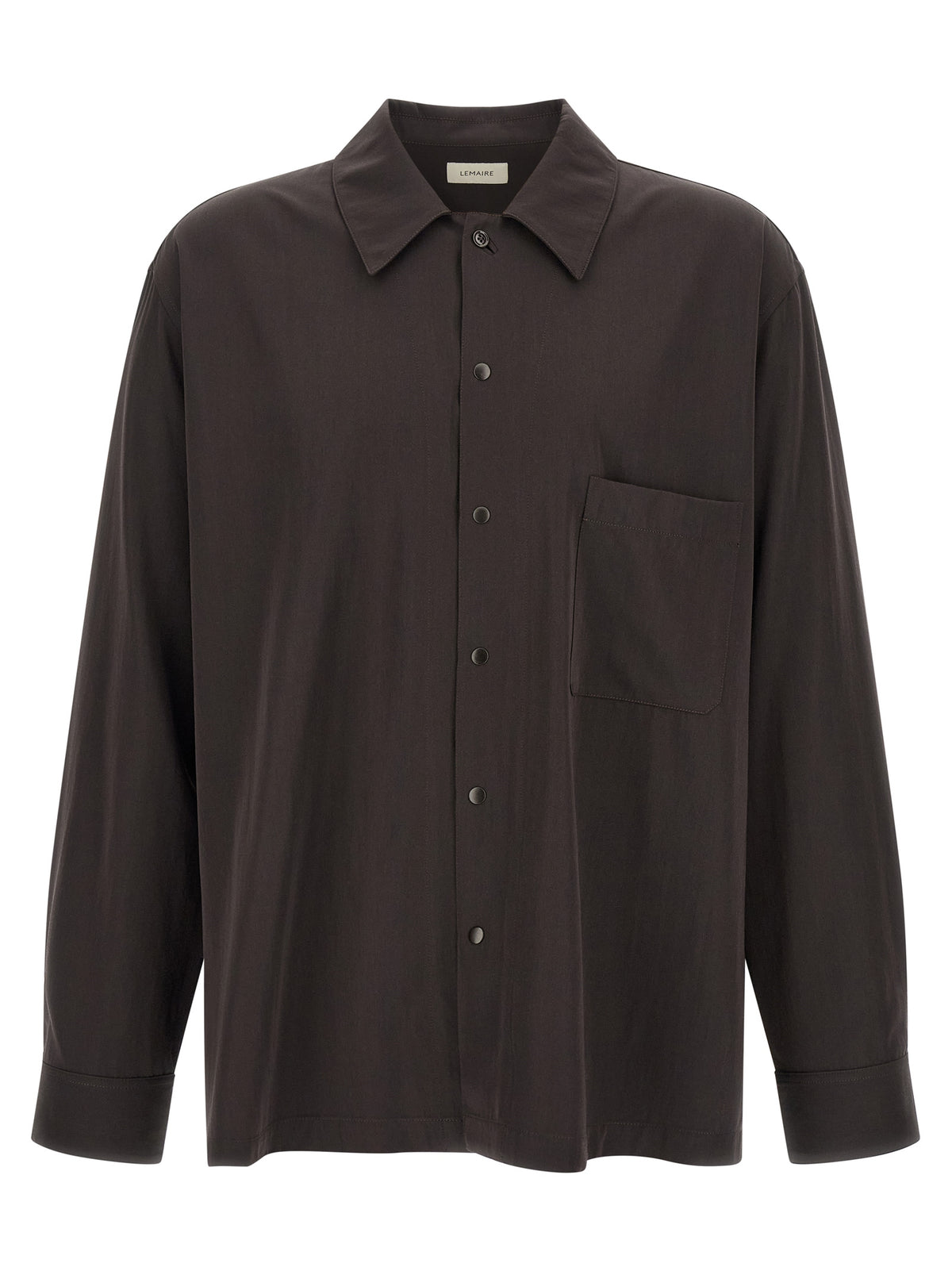 Lemaire Braune Wollbluse