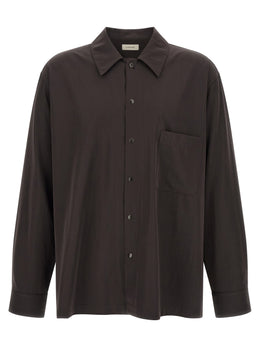Lemaire Braune Wollbluse