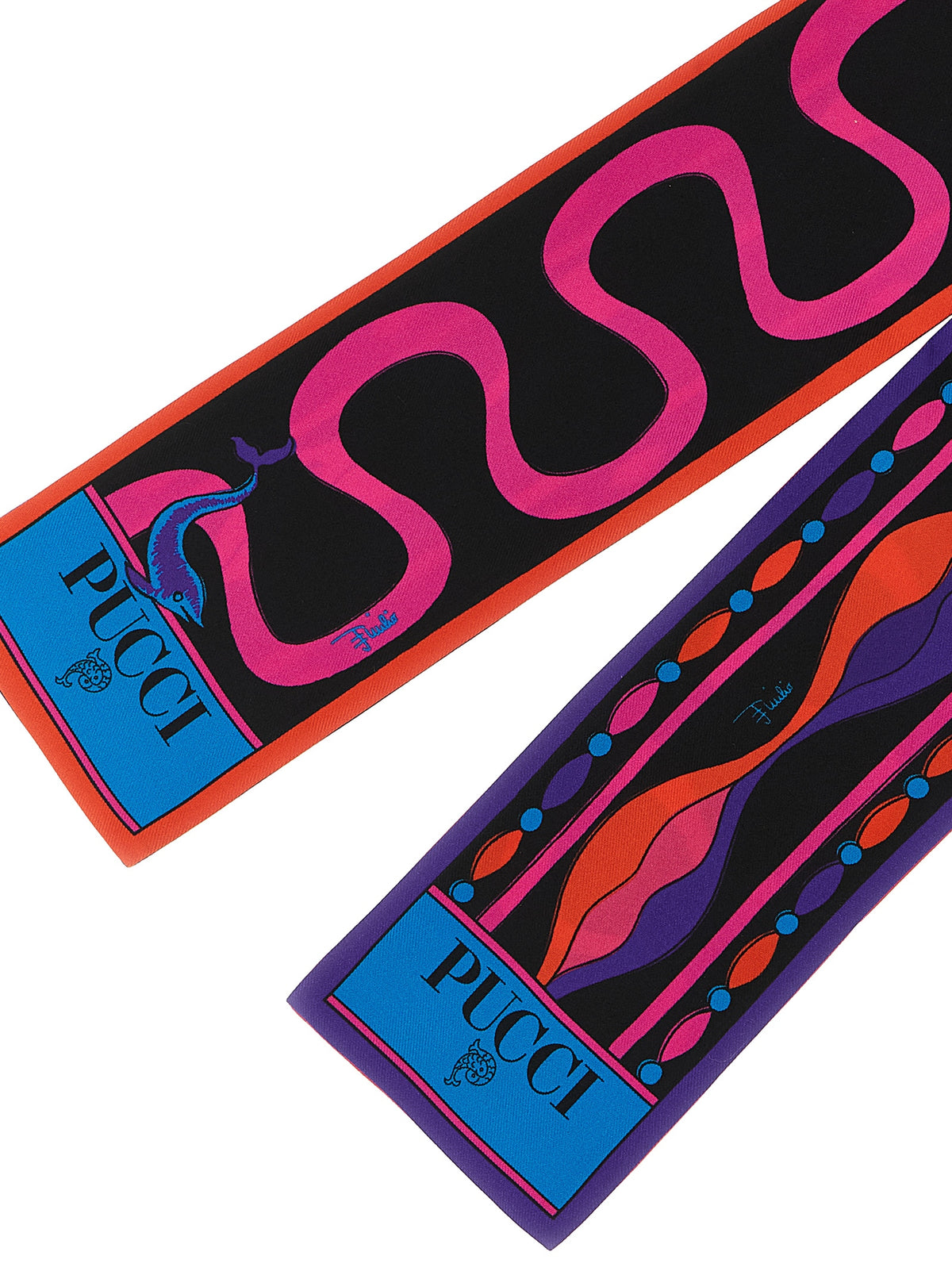 Emilio Pucci Mehrfarbiger Seidenschal