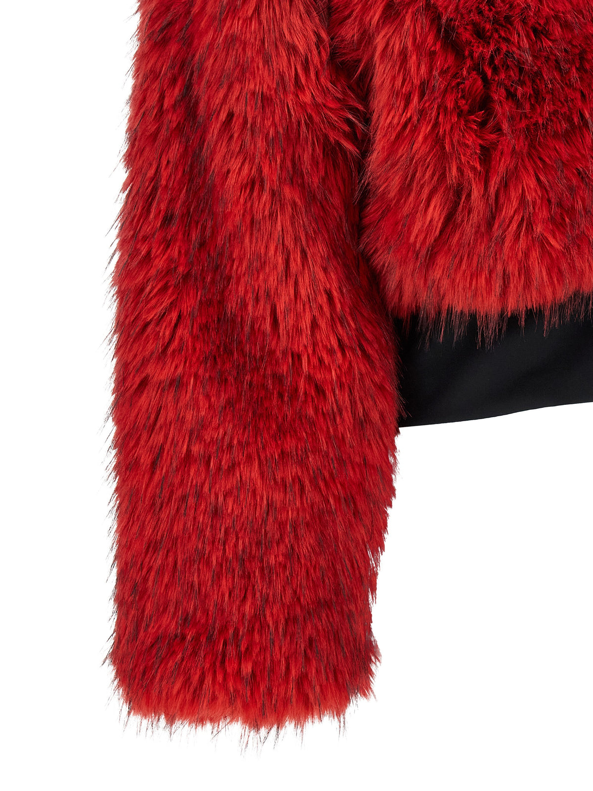 GOLDBERGH Rote Polyester-Jacke in voller Länge