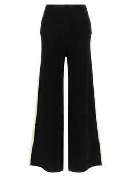 GOLDBERGH Schwarze Merino-Wolle Freizeithose