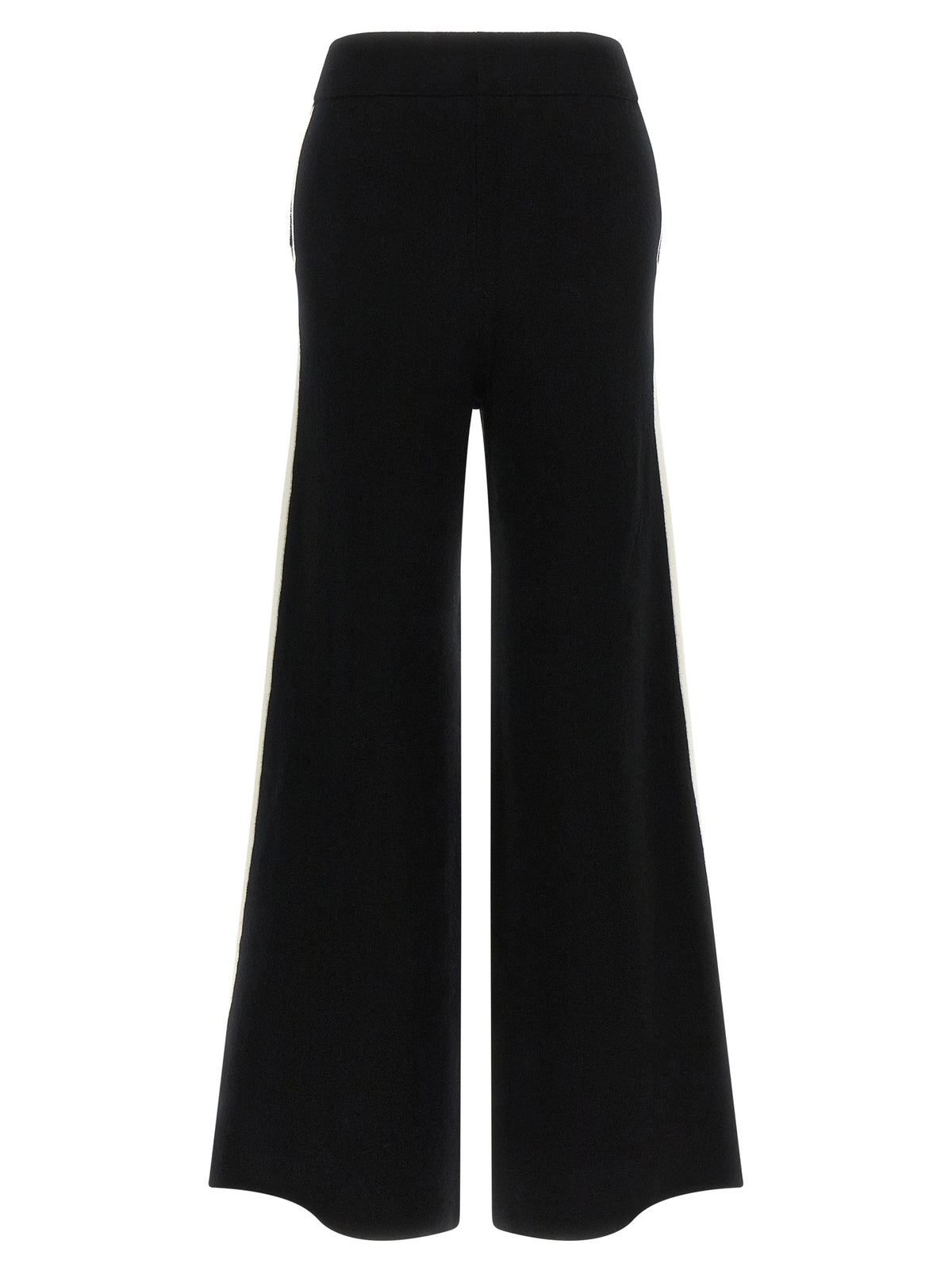 GOLDBERGH Schwarze Merino-Wolle Freizeithose