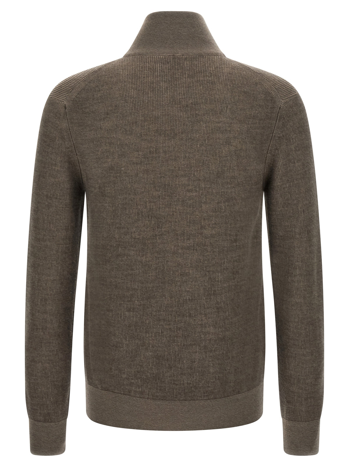 Brioni Brauner Kaschmir-Strickjacke