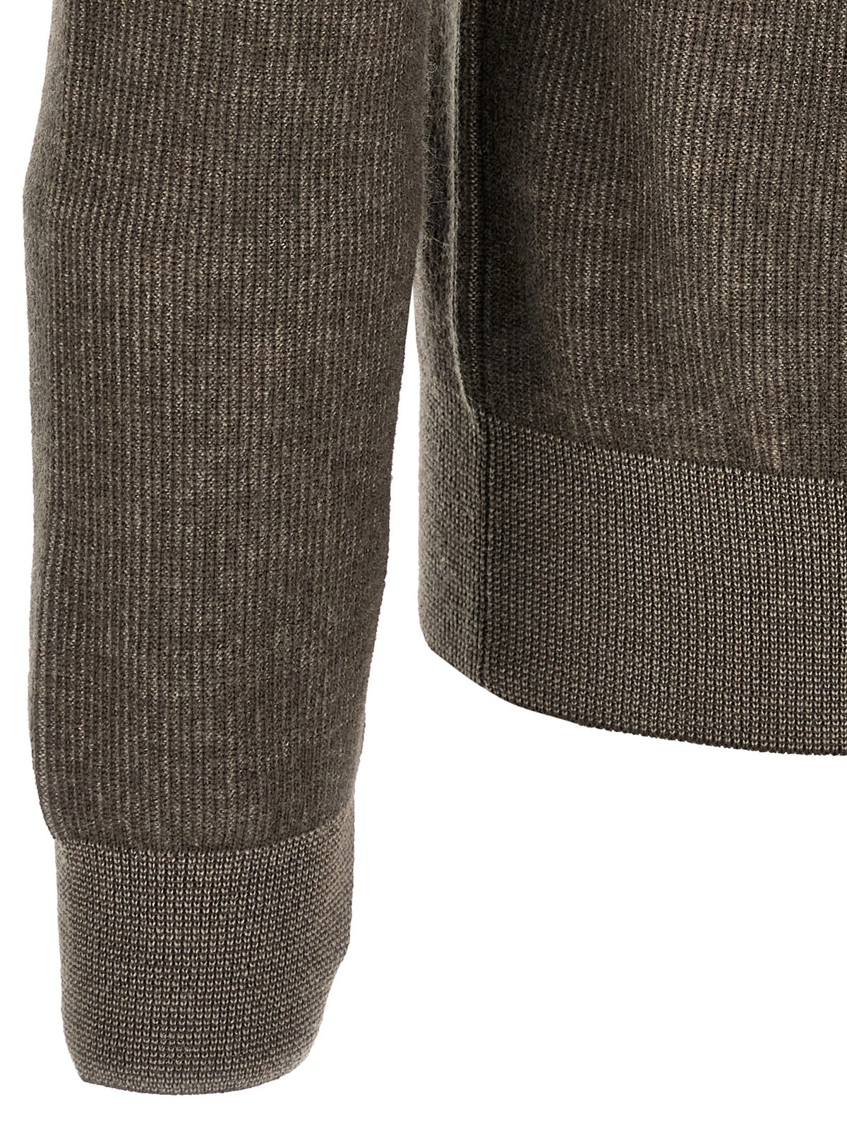 Brioni Brauner Kaschmir-Strickjacke