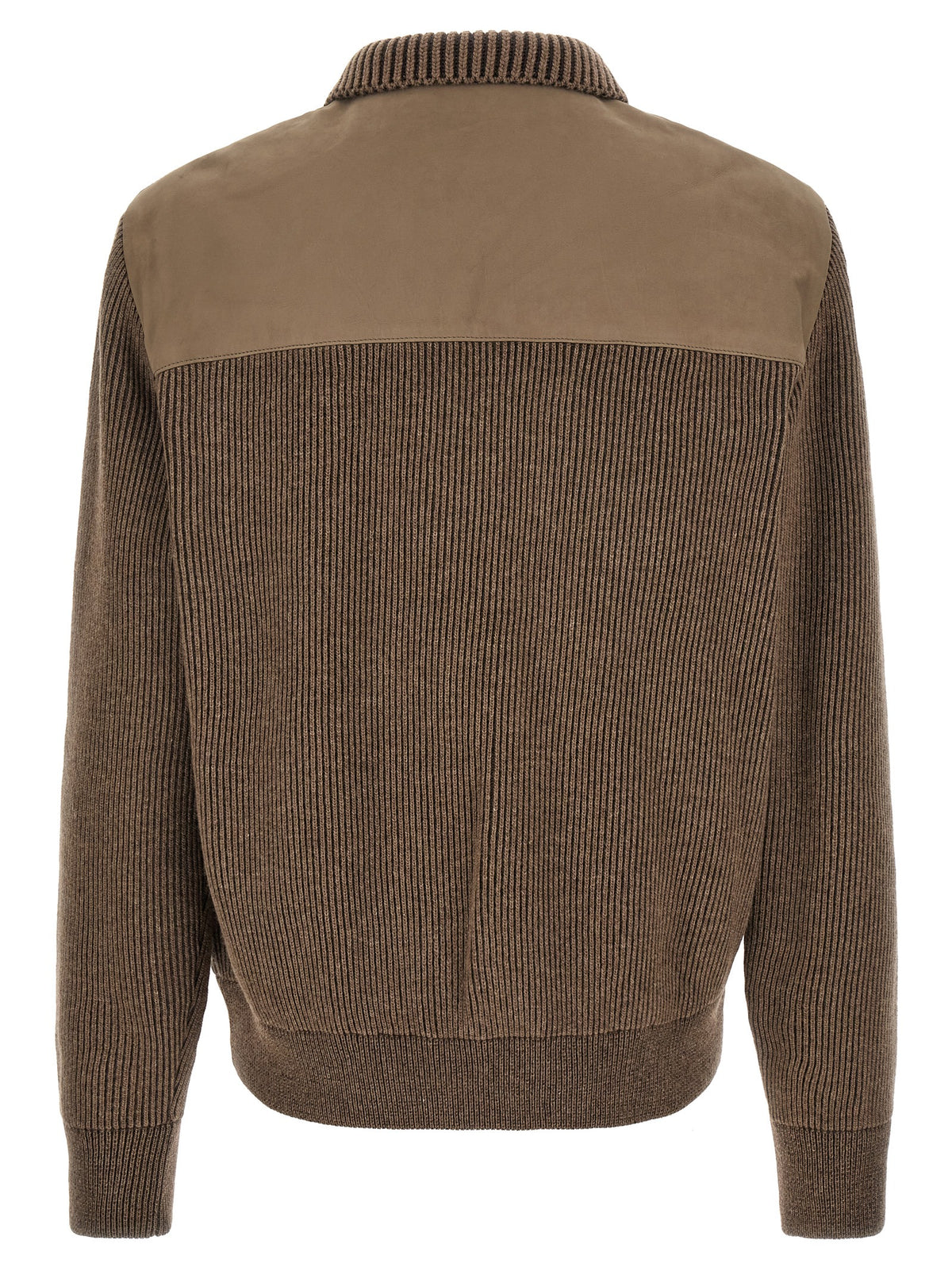 Brioni Braune Kalbslederjacke