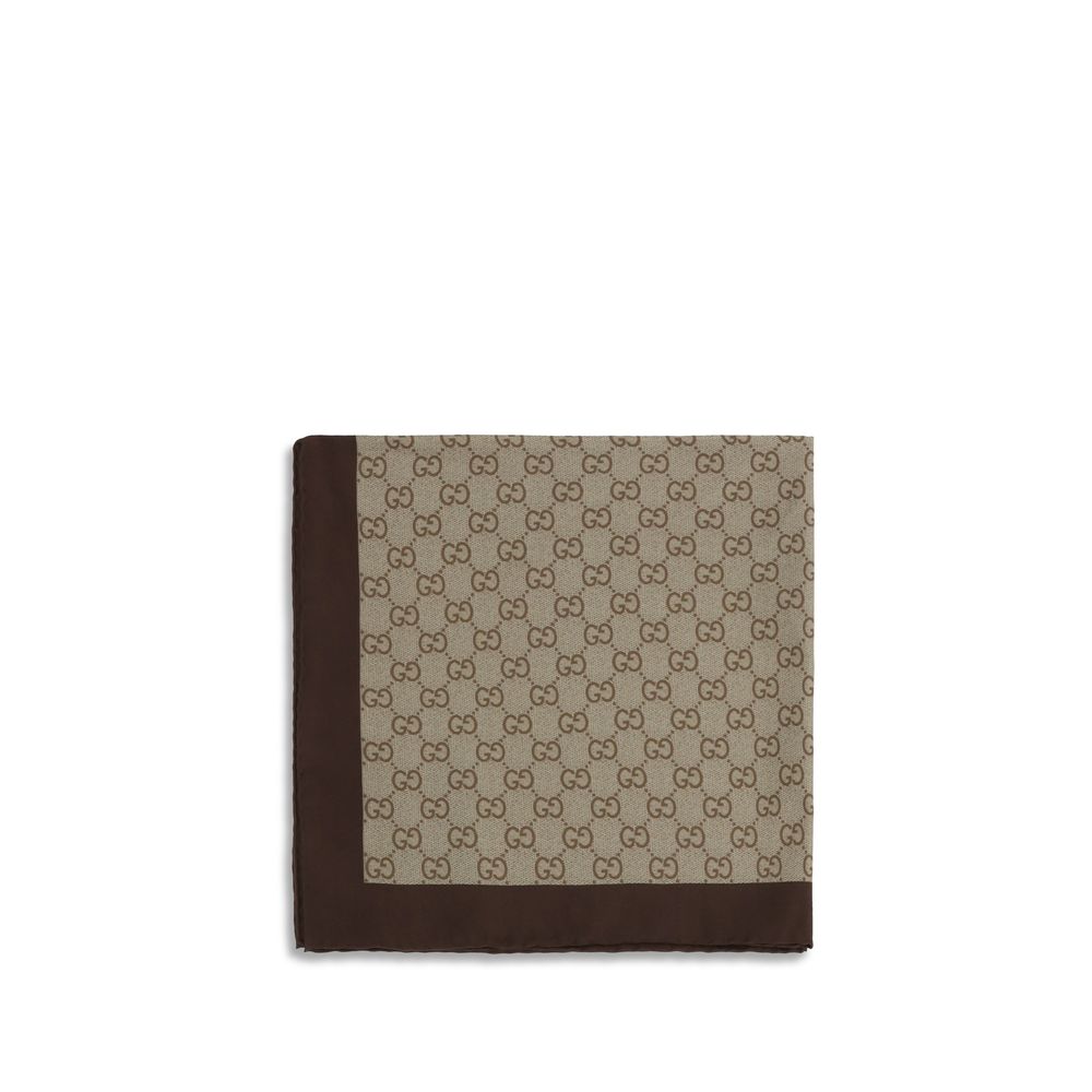 Gucci Beige Seidenschal