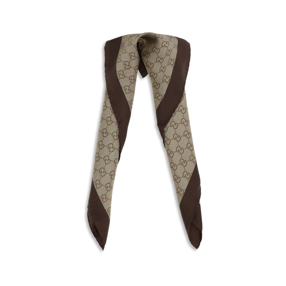 Gucci Beige Seidenschal