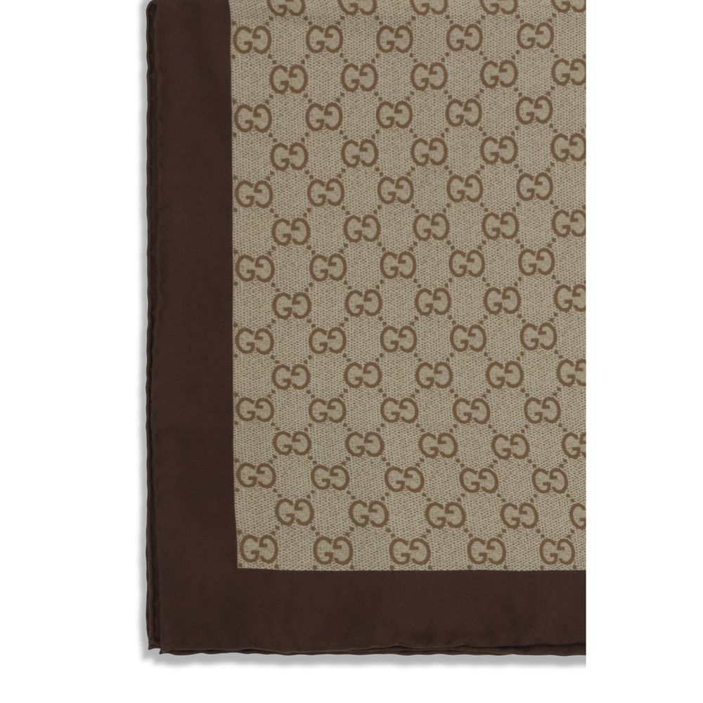 Gucci Beige Seidenschal