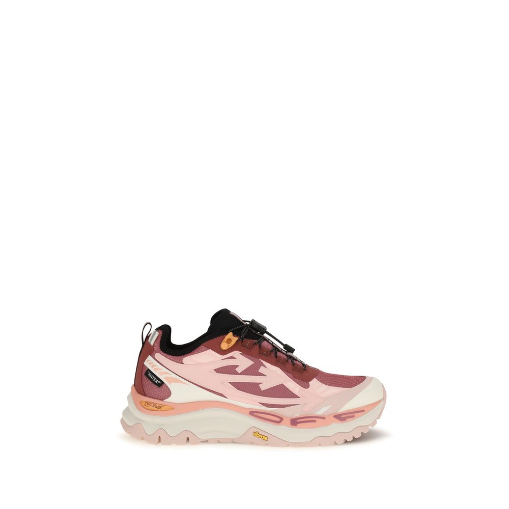 Off-White Multicolor Stoff Sportliche Turnschuhe