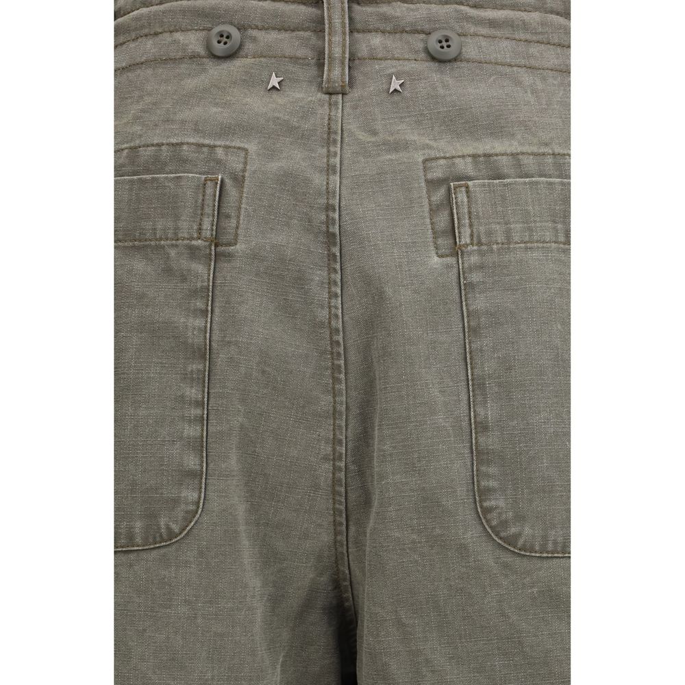 Golden Goose Zweifarbige Baumwoll-Freizeithose