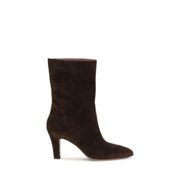 Paris Texas Braune Wildleder-Ankle Boots