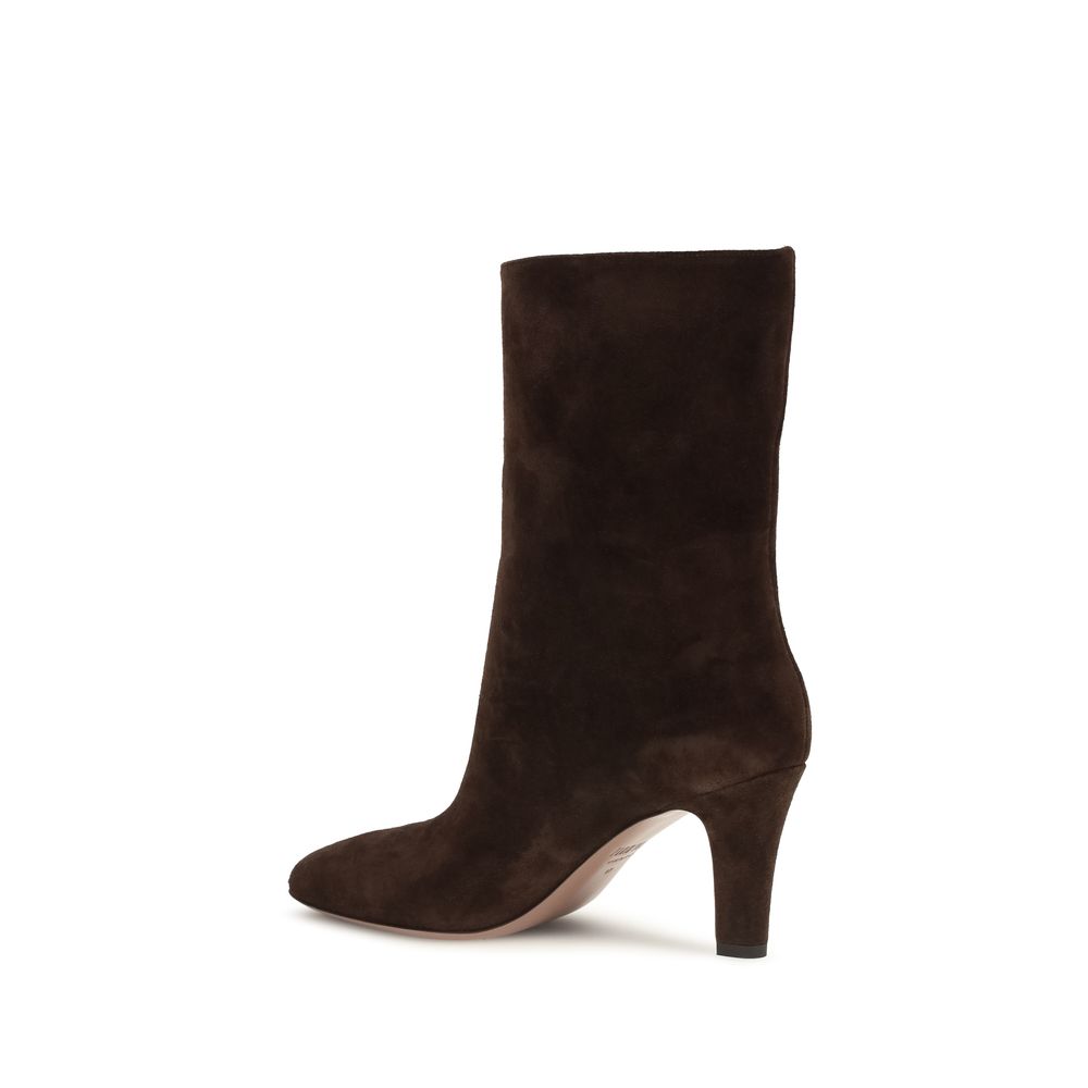Paris Texas Braune Wildleder-Ankle Boots