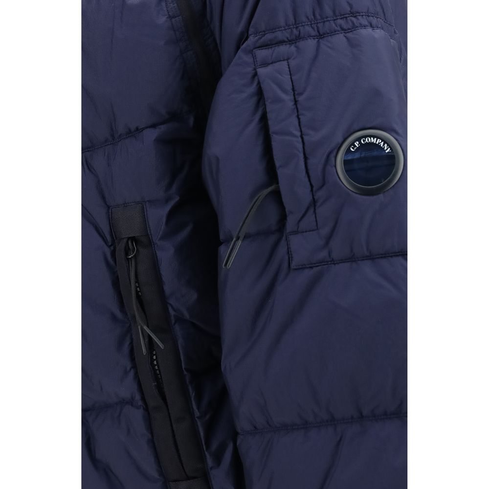 C.P. Company Blaue Shell-Jacke aus Polyamid