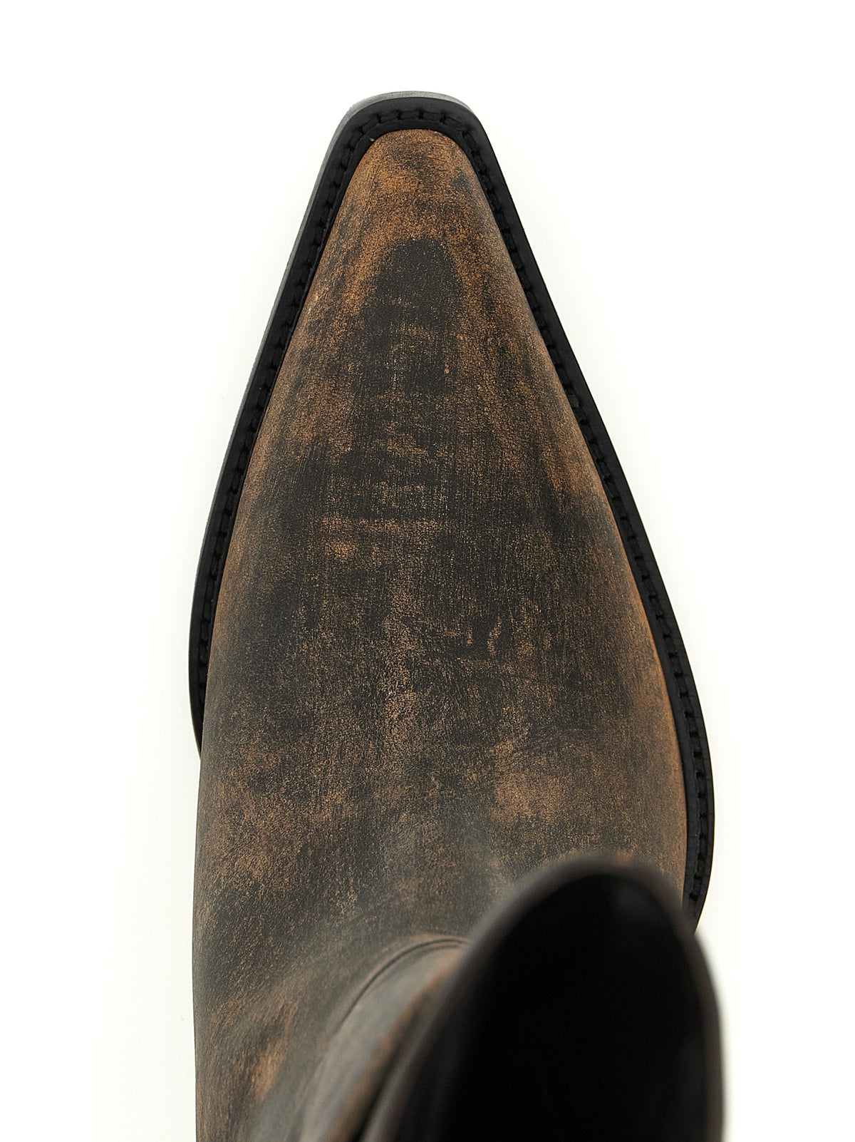 Khaite Chelsea Boots aus braunem Kalbsleder