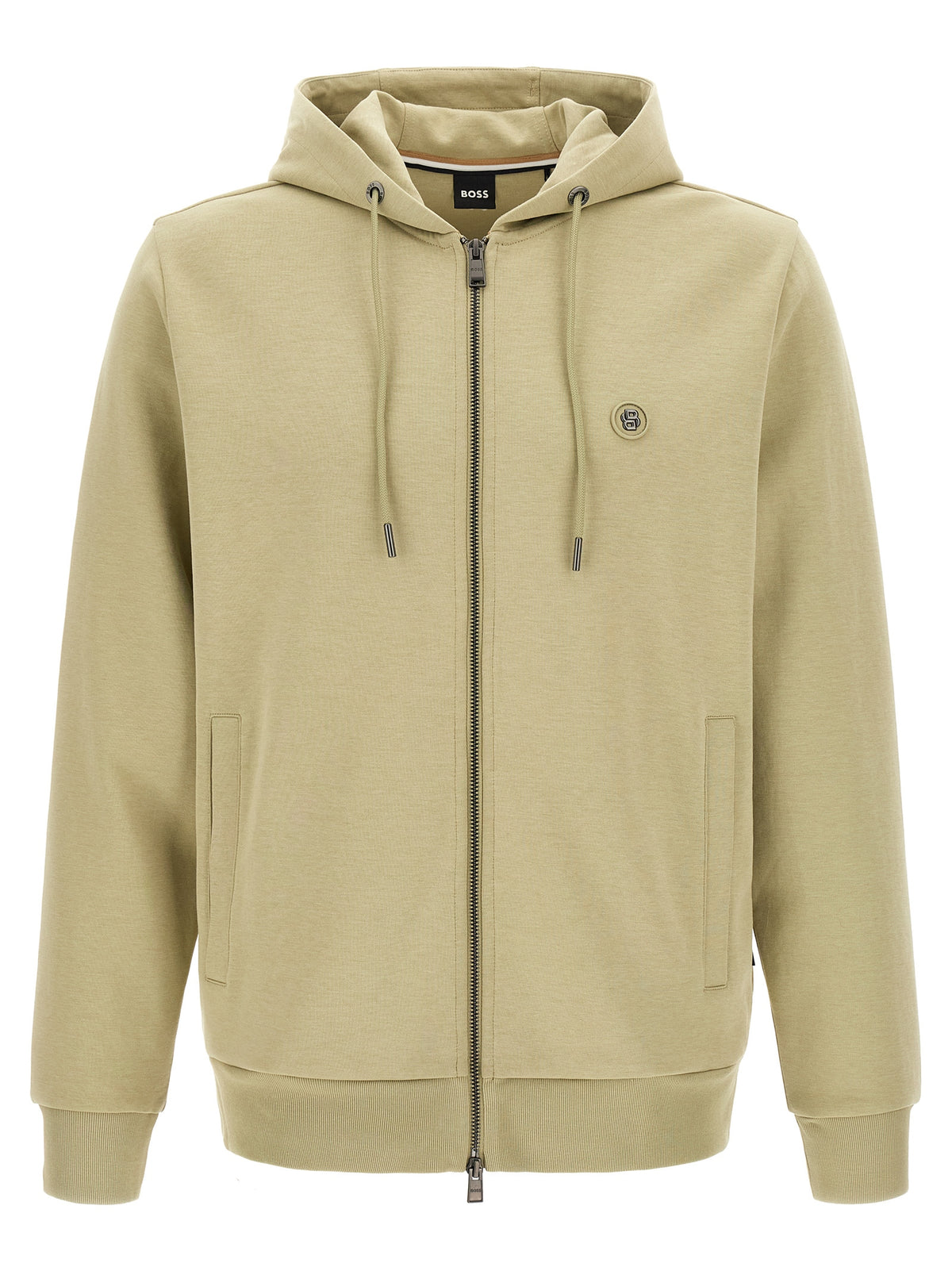 Hugo Boss Zweifarbiger Baumwollpullover