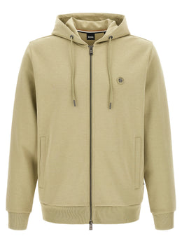 Hugo Boss Zweifarbiger Baumwollpullover