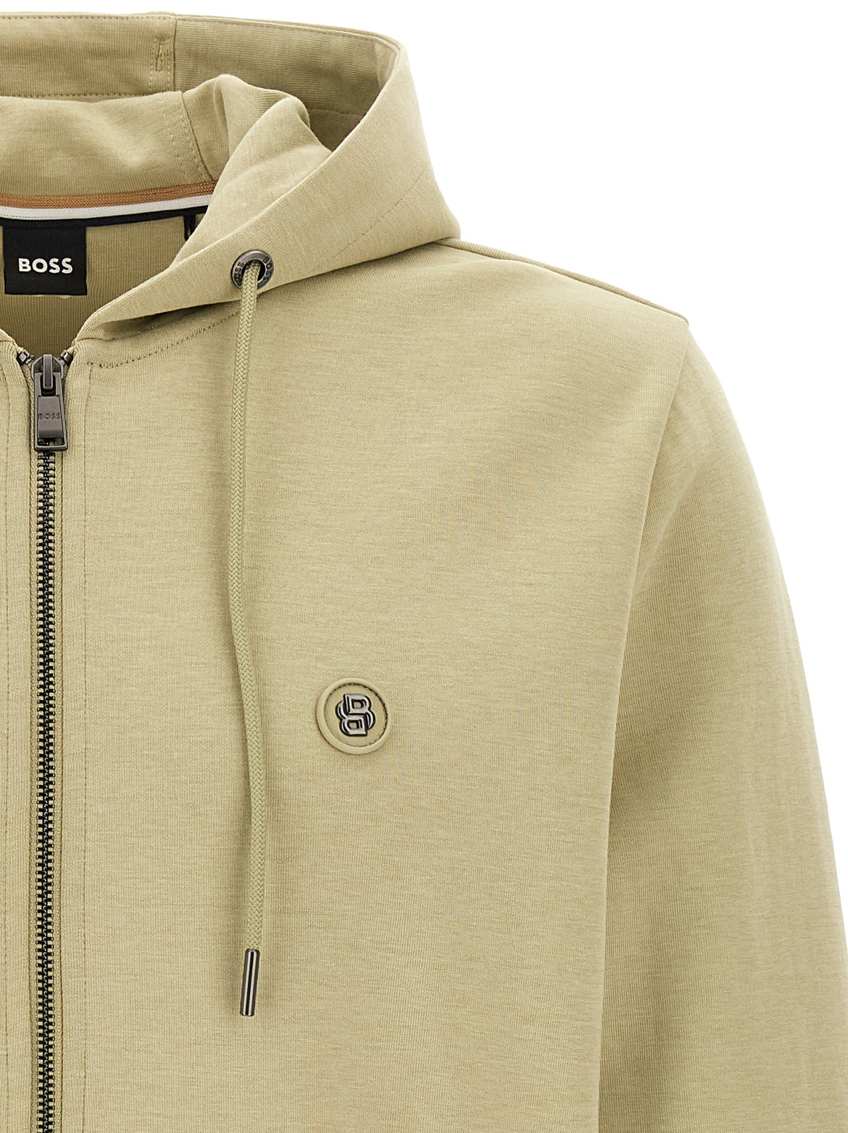 Hugo Boss Zweifarbiger Baumwollpullover