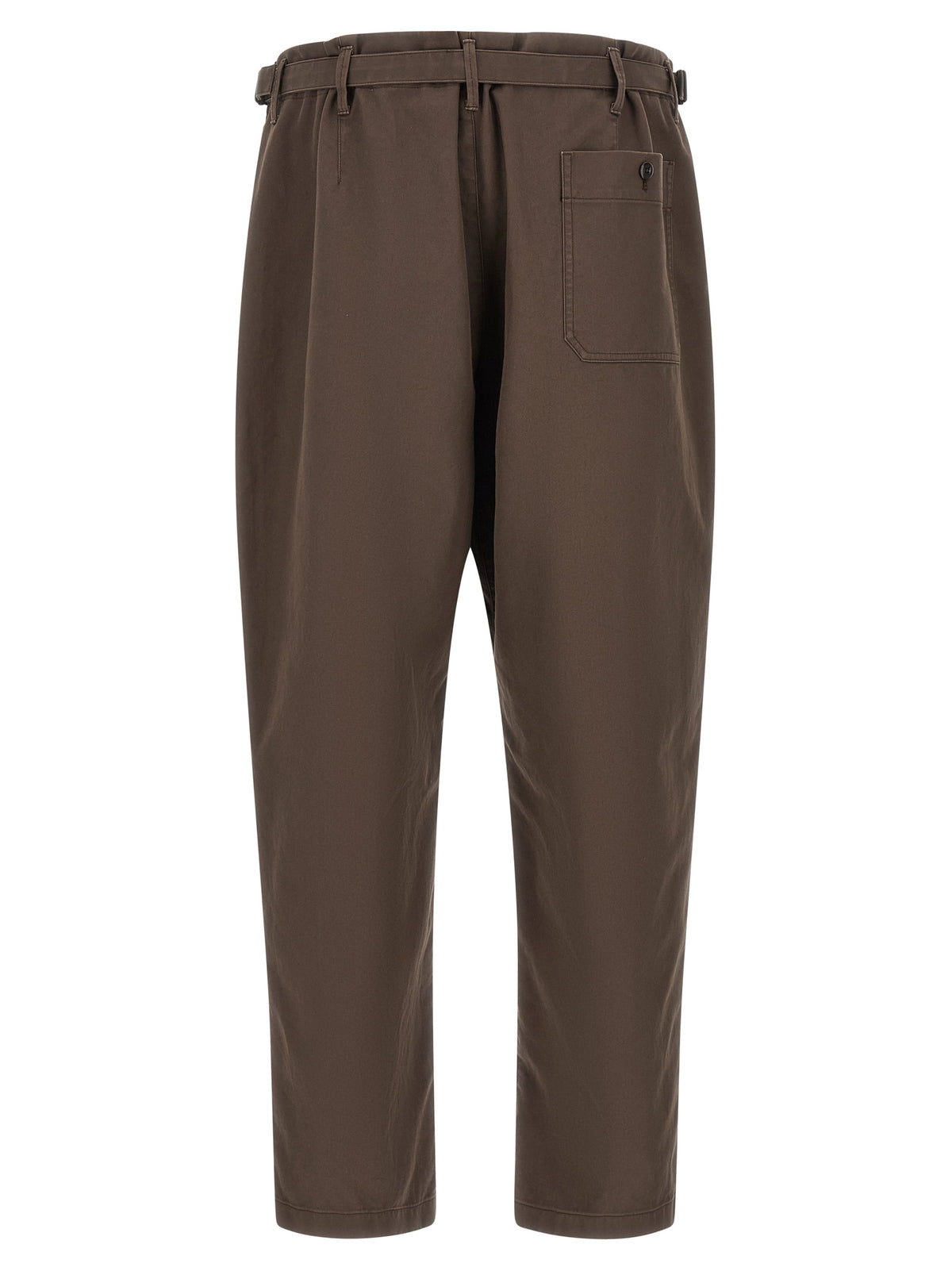Lemaire Braune Baumwoll-Freizeithose