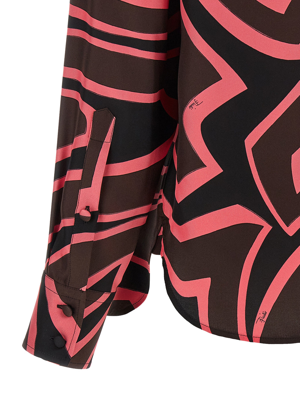 Emilio Pucci Mehrfarbige Seidenbluse