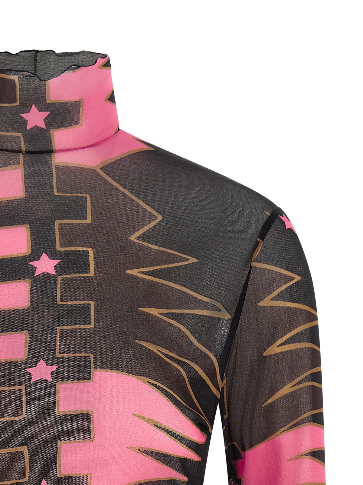 Emilio Pucci Langarm-T-Shirt aus mehrfarbigem Polyamid