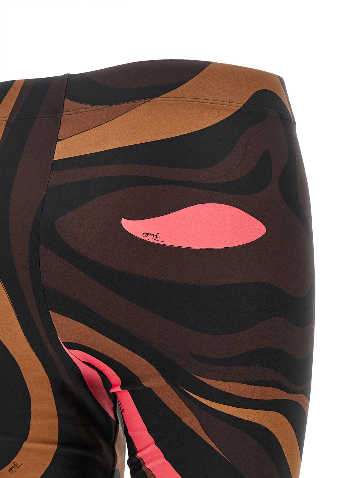 Emilio Pucci Braune Polyamid-Leggings