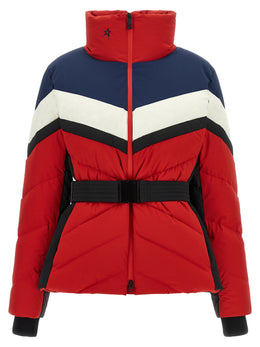 PERFECT MOMENT Rote Nylon-Shell-Jacke